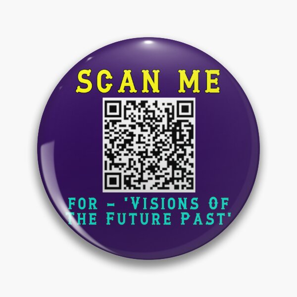 Item preview, Scan Me For Visions Of The Future Past designed and sold by AlienAlmanac.