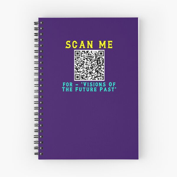 Item preview, Scan Me For Visions Of The Future Past designed and sold by AlienAlmanac.