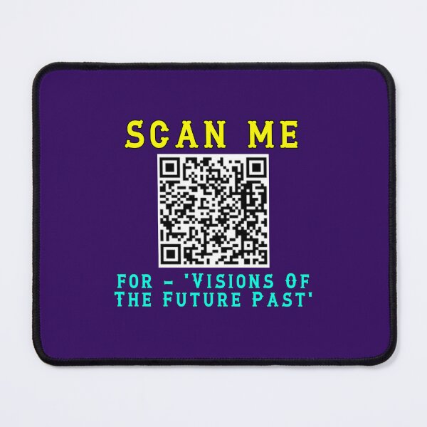 Item preview, Scan Me For Visions Of The Future Past designed and sold by alien almanac.