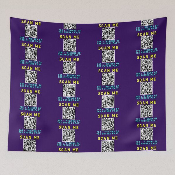 Item preview, Scan Me For Visions Of The Future Past designed and sold by AlienAlmanac.