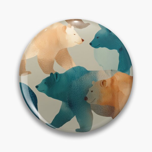 Item preview, Bear Seamless Pattern #3  designed and sold by ThisisProudy.