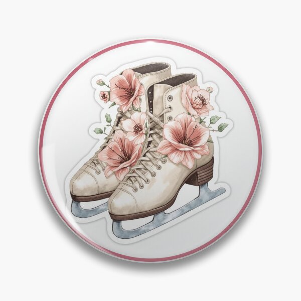 Item preview, Winter Sports Games Figure Skates Ice Dancing Sticker designed and sold by colorleafz.