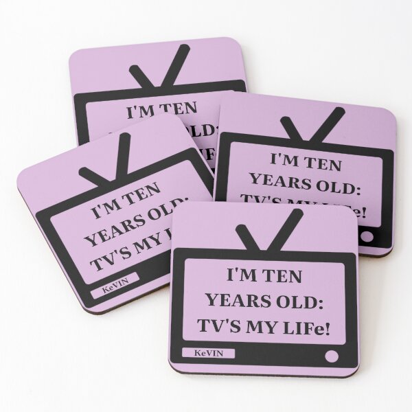 Item preview, I'm 10 years old, TV's my life! designed and sold by PariSeine.
