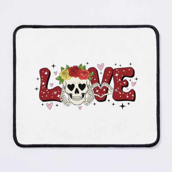 Item preview, Floral Skeleton Love,Cute Valentine’s Day Tee designed and sold by Meryem Mamouni.