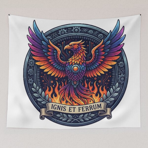 Item preview, Rise of the Iron Soul: Steampunk Phoenix designed and sold by MartinxMarie.