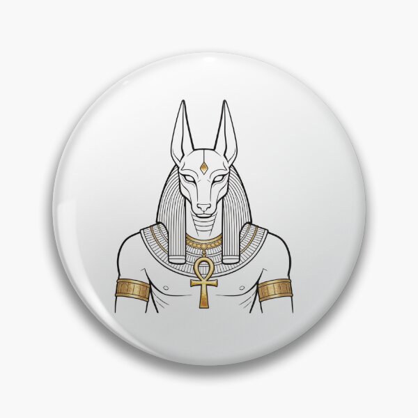 Item preview, Anubis Guardian of the Afterlife Line Art designed and sold by Eye Of Horus.