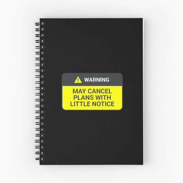 Item preview, Warning: may cancel plans with little notice designed and sold by IonianDesign.