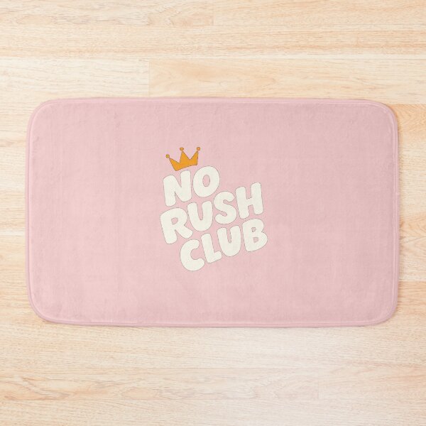 Item preview, No Rush Club T-Shirt | Chill Vibes Lazy Mood Minimal Statement Tee designed and sold by KDesignCrafts.