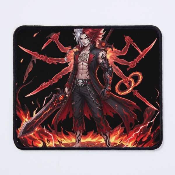 Item preview, Crimson Demon Blade Warrior Original Art designed and sold by ThroneOfAnime.