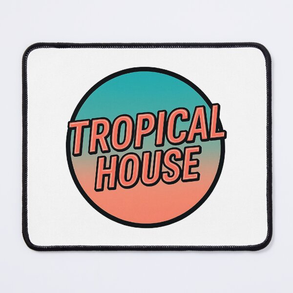 Item preview, Tropical House – Sunset Electronic Summer Badge designed and sold by |TRSSHOP|.