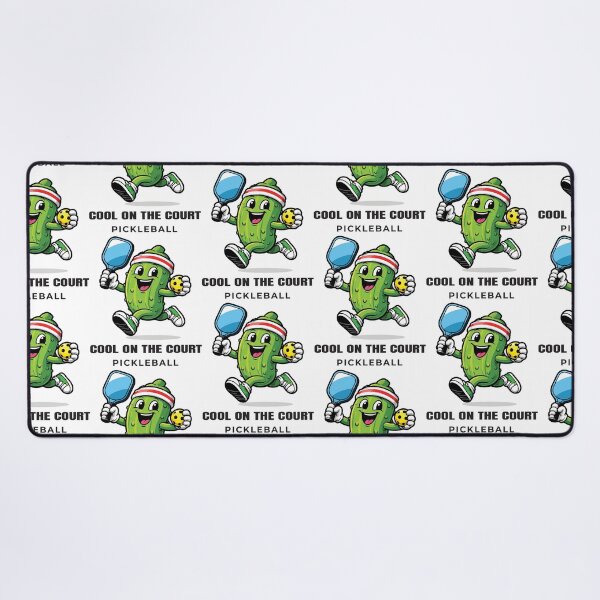 Item preview, Cool on the Court – Funny Pickleball Pickle Character designed and sold by JoyverseStudio.