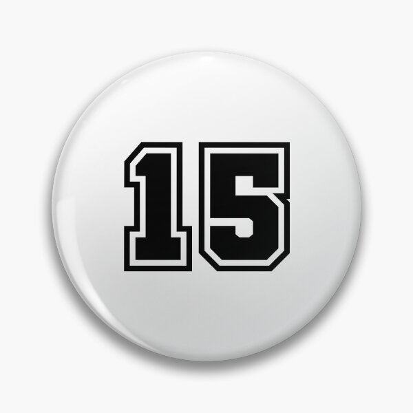 Item preview, Number 15 - Minimalist Digit designed and sold by stickerorange.