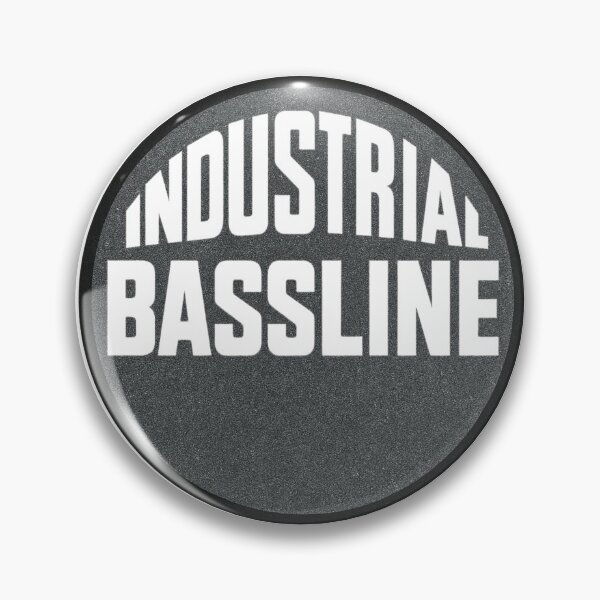 Item preview, Industrial Bassline – Raw Techno Bass Logo designed and sold by |TRSSHOP|.