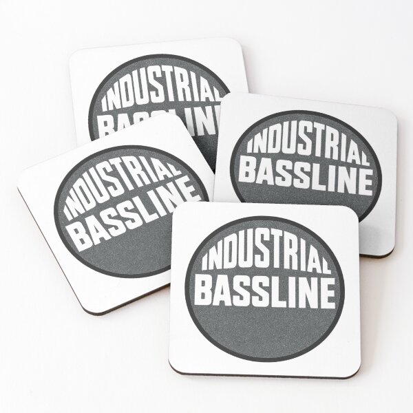Item preview, Industrial Bassline – Raw Techno Bass Logo designed and sold by |TRSSHOP|.