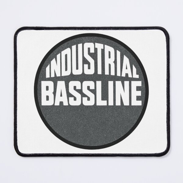 Item preview, Industrial Bassline – Raw Techno Bass Logo designed and sold by |TRSSHOP|.