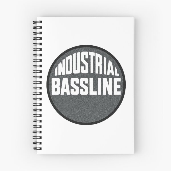 Item preview, Industrial Bassline – Raw Techno Bass Logo designed and sold by |TRSSHOP|.