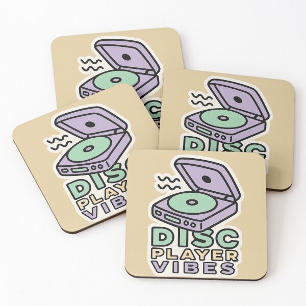Item preview, Disc Player Vibes – Retro CD Music Illustration designed and sold by |TRSSHOP|.