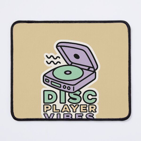 Item preview, Disc Player Vibes – Retro CD Music Illustration designed and sold by |TRSSHOP|.
