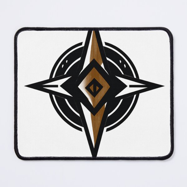 Item preview, Geometric Compass Emblem for Streetwear designed and sold by RavenDistrict.
