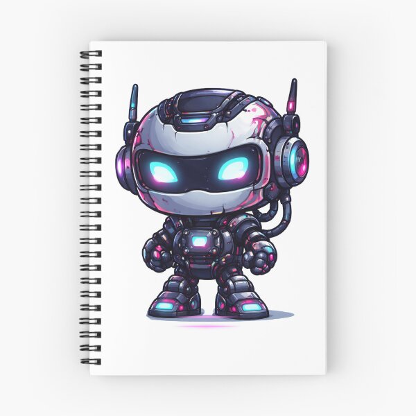 Item preview, Cyberpunk Robot – Cute Neon Character designed and sold by wait4signal.