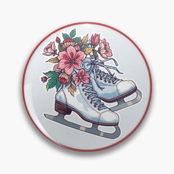 Item preview, Winter Sports Games Figure Skates Ice Dancing Sticker designed and sold by colorleafz.