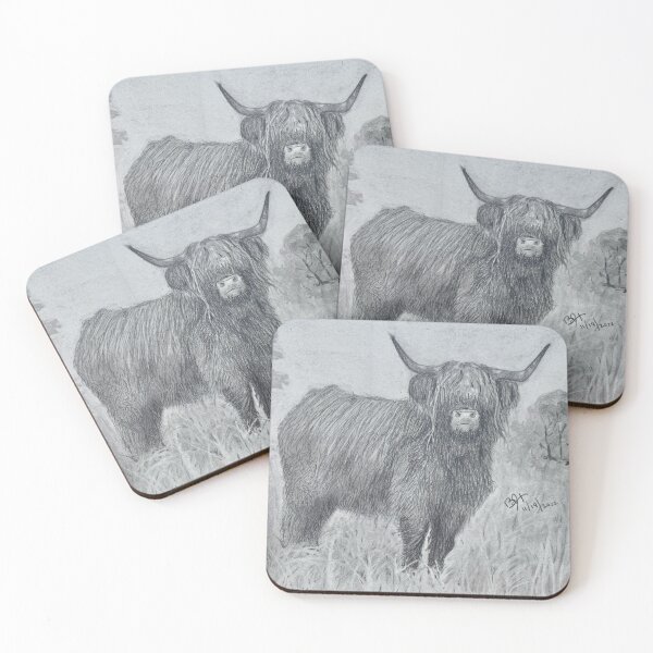 Item preview, Carole’s Highland Cow designed and sold by bibiwildstudio.