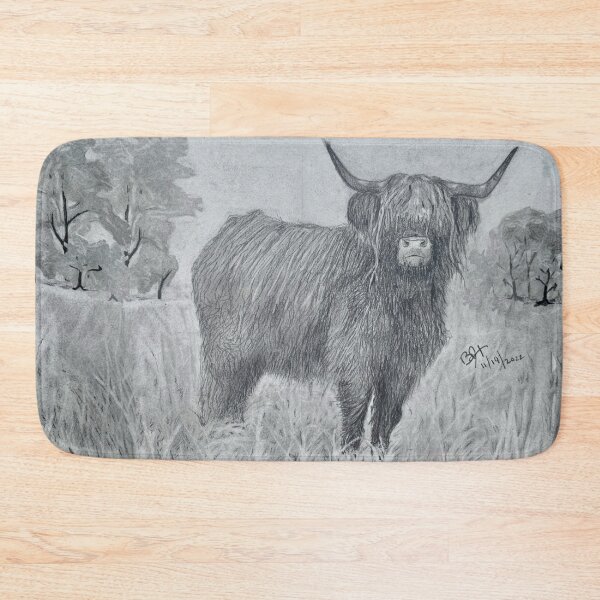 Item preview, Carole’s Highland Cow designed and sold by bibiwildstudio.