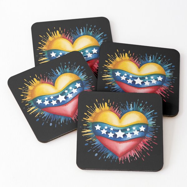Item preview, Venezuela Heart Flag Art – Bright Venezuelan Pride Heart T Shirt designed and sold by Suzy Perez Art.