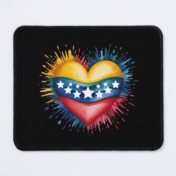 Item preview, Venezuela Heart Flag Art – Bright Venezuelan Pride Heart T Shirt designed and sold by Suzy Perez Art.