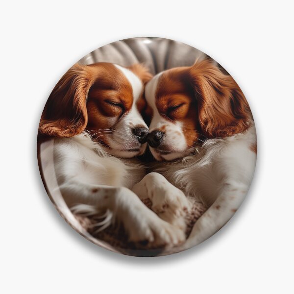 Item preview, Cavalier Love – Cozy Heart of Two Sleeping Dogs designed and sold by AmetistLight.