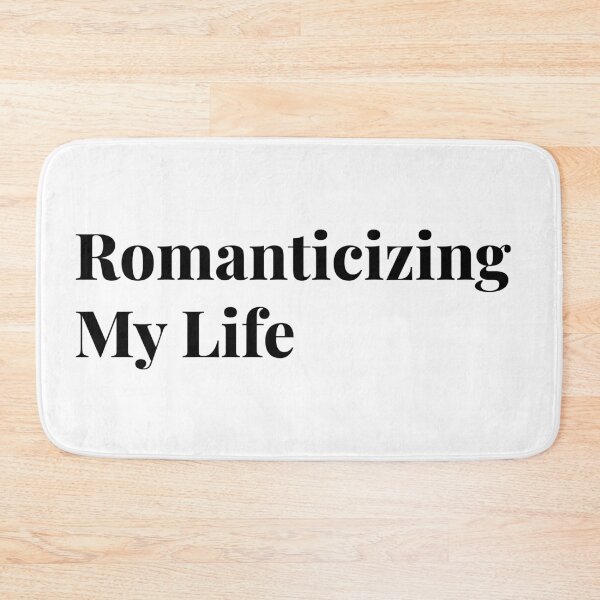 Item preview, Romanticizing My Life Aesthetic Quote T-Shirt | Soft Girl Minimal Design designed and sold by StarDesigns5.
