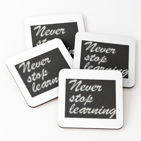 Item preview, Never stop learning designed and sold by di-Vera-Rosati.