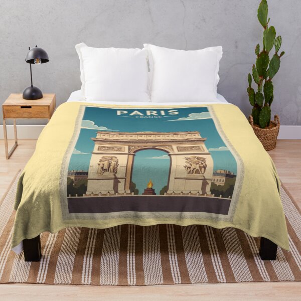 Item preview, Paris Vintage Travel Art - Triumphal Arch - France designed and sold by Wanderprintt.