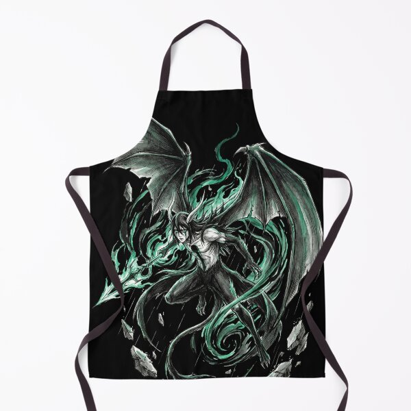 Item preview, Green Eyed Bat Espada Cuarta Arrancar Resurrection Murcielago Segunda Etapa Hollow Mask Pale Swordsman Despair Emptiness Anime Warrior Fan Art Portrait Illustration Poster T-Shirt Sticker Print Gift designed and sold by Senpaiwaves.