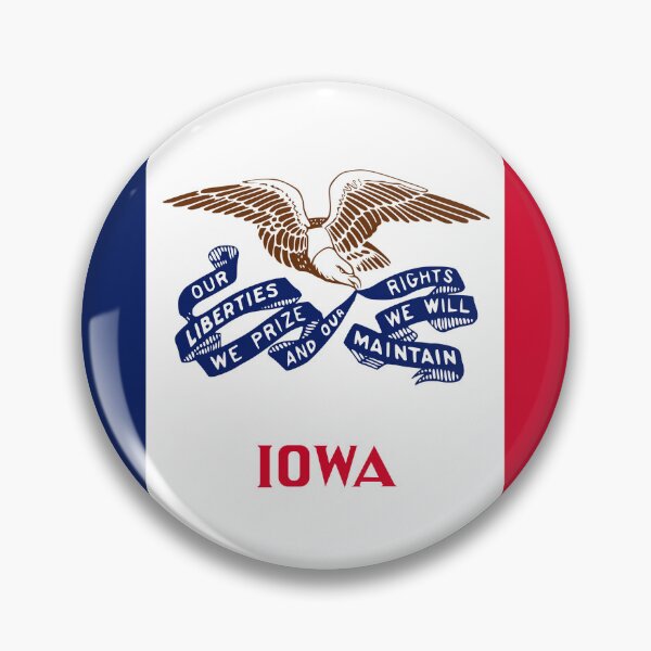 Item preview, Iowa State Flag Clean Design designed and sold by NTGUILTY.