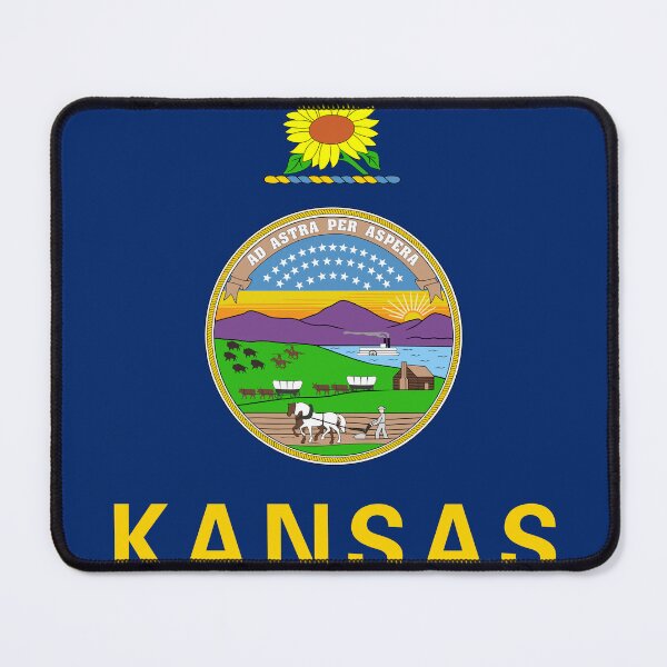 Item preview, Kansas State Flag Clean Design designed and sold by NTGUILTY.