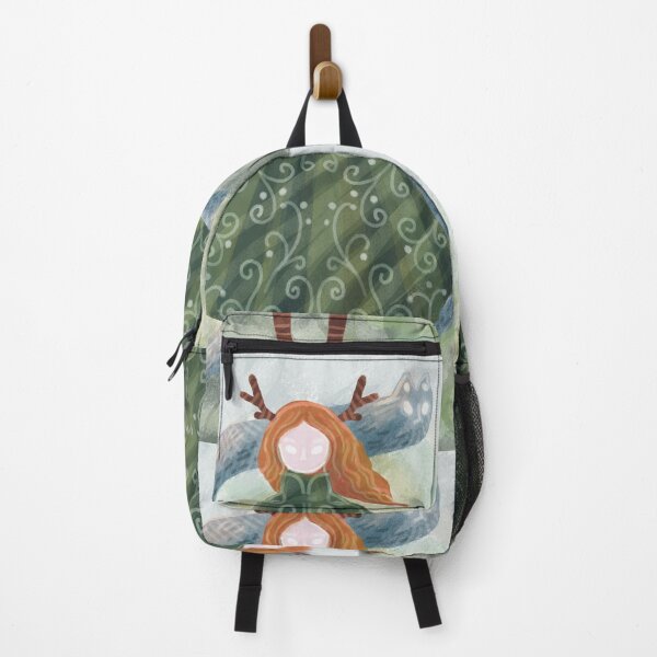 Item preview, Deer girl, forest myths and symbolic guardians designed and sold by Dormitria.