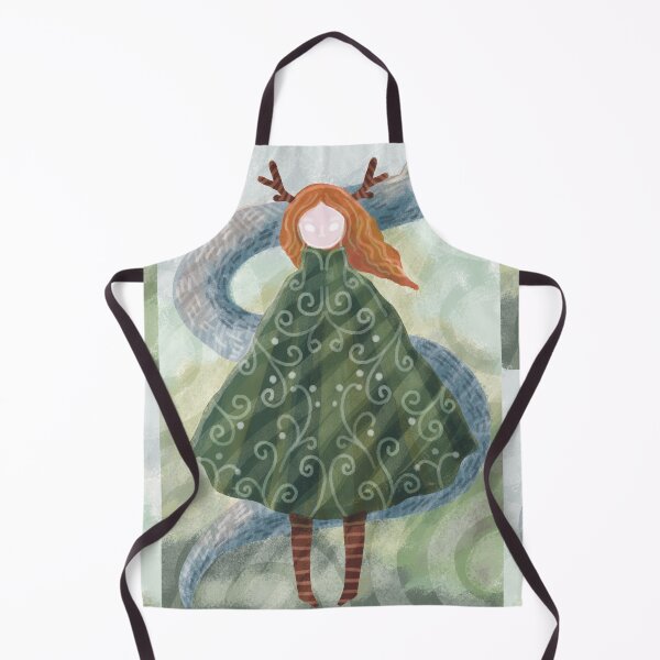 Item preview, Deer girl, forest myths and symbolic guardians designed and sold by Dormitria.