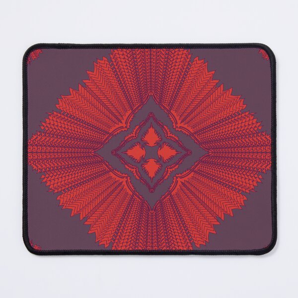Item preview, Soft Red Power Mandala designed and sold by OIL Pattern Design .