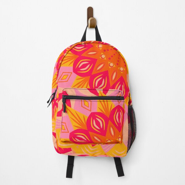 Item preview, Overlapping Mandalas in Orange, Pink, and Yellow – Vibrant Abstract Art designed and sold by CreaTwinkles.