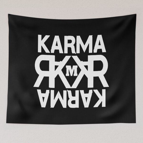 Item preview, Black and White KARMA logo. designed and sold by Giulivo Store Graphic.