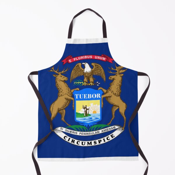 Item preview, Michigan State Flag Clean Design designed and sold by NTGUILTY.