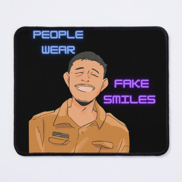 Item preview, People Wear Fake Smiles – Dark Truth Minimal Quote designed and sold by Art Loom.