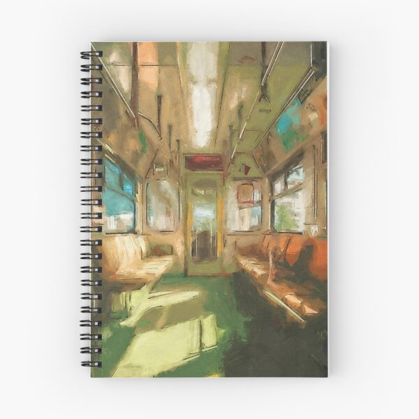Item preview, Empty Subway Car – Quiet Urban Moment designed and sold by Keyblo-one.