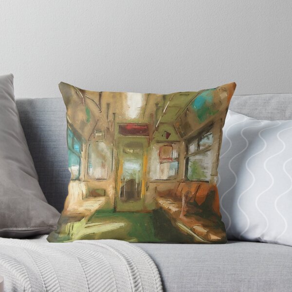 Item preview, Empty Subway Car – Quiet Urban Moment designed and sold by Keyblo-one.