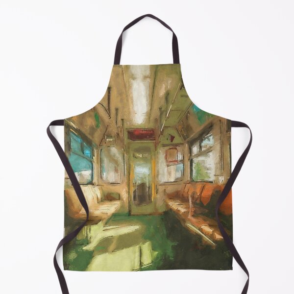 Item preview, Empty Subway Car – Quiet Urban Moment designed and sold by Keyblo-one.