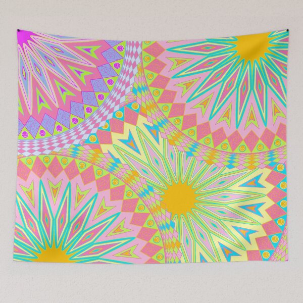 Item preview, Colorful Abstract Mandala Art designed and sold by CreaTwinkles.