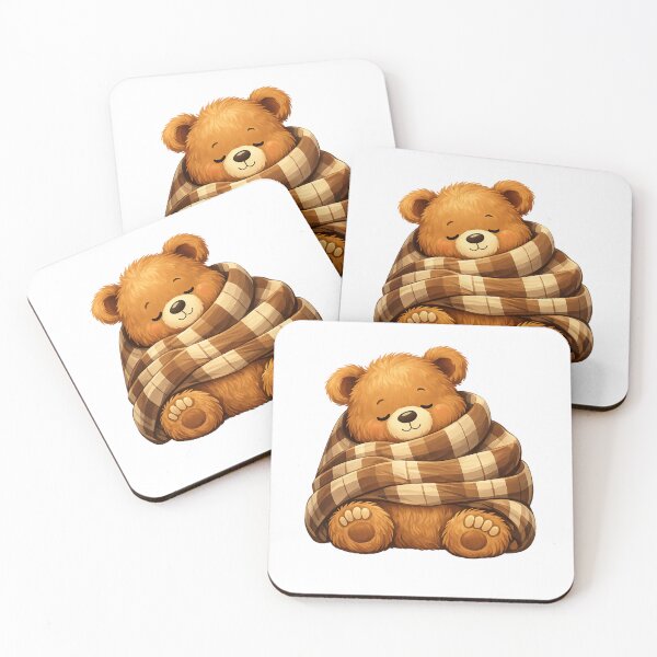 Item preview, Sleepy Cozy Bear Illustration Cute Forest Animal designed and sold by PimiArt.