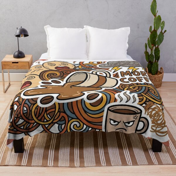 Item preview, Coffee Doodle Chaos Illustration designed and sold by TheRaiShop.