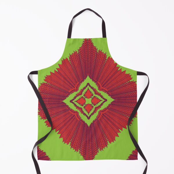 Item preview, Unapologetic Red Green Mandala designed and sold by OIL Pattern Design .
